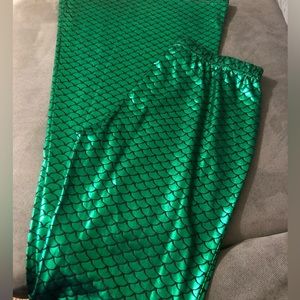 Adult mermaid flair pants